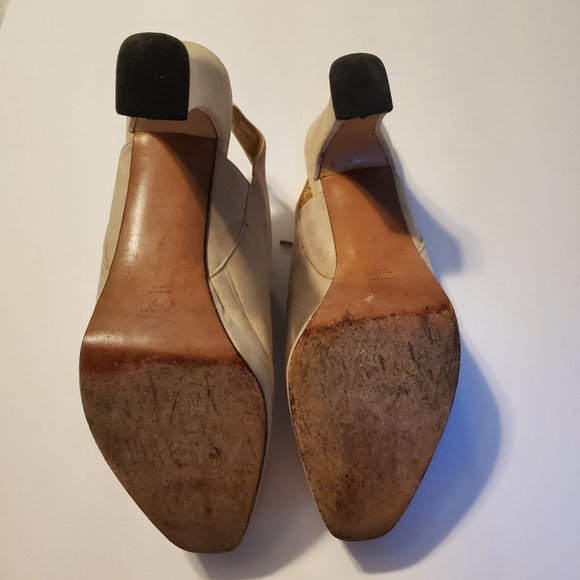 Vintage Charles Jordan Cream Suede Platform Ghillies Size 7 LAST CHANCE - Picture 6 of 6